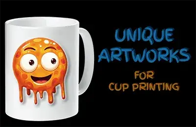 opere d'arte uniche per la stampa su tazze