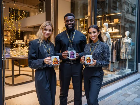 Personale di negozi e caffè