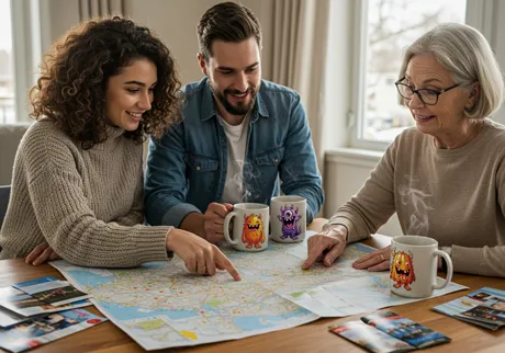 Team per l'organizzazione di rimpatriate